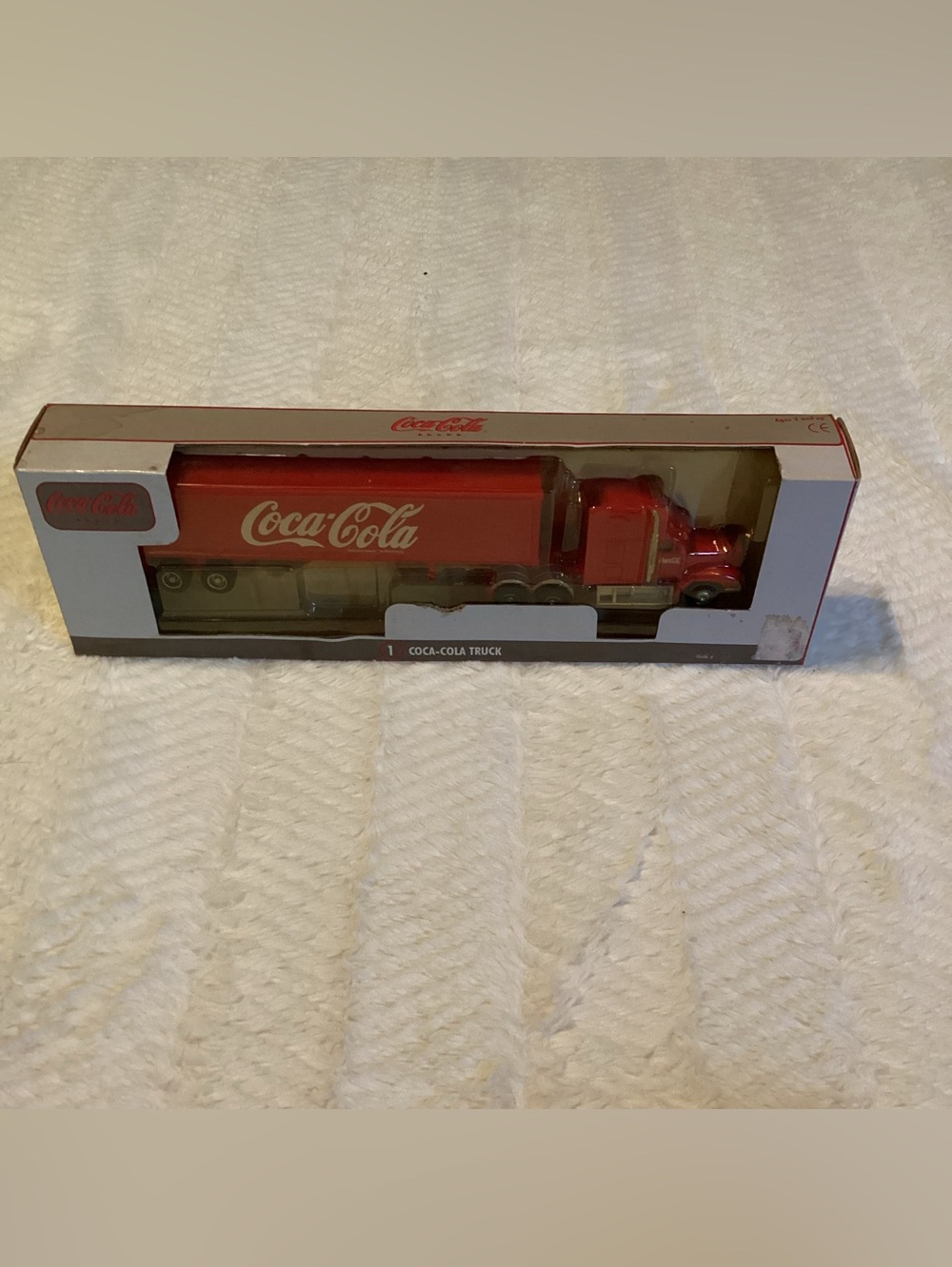 Vintage Style Coca-cola Die-cash Semi-truck And Trailer Collectible